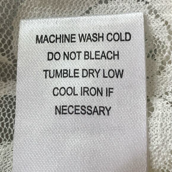 Glamour Sheer Lace Ruffled Short Sleeve Shrug Sz XL Fairy Boho Cottage Romantic - Picture 7 of 8